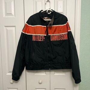 Harley-Davidson Black and orange  Jacket